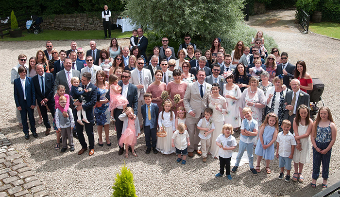 Q & Hel Wedding Group Shot